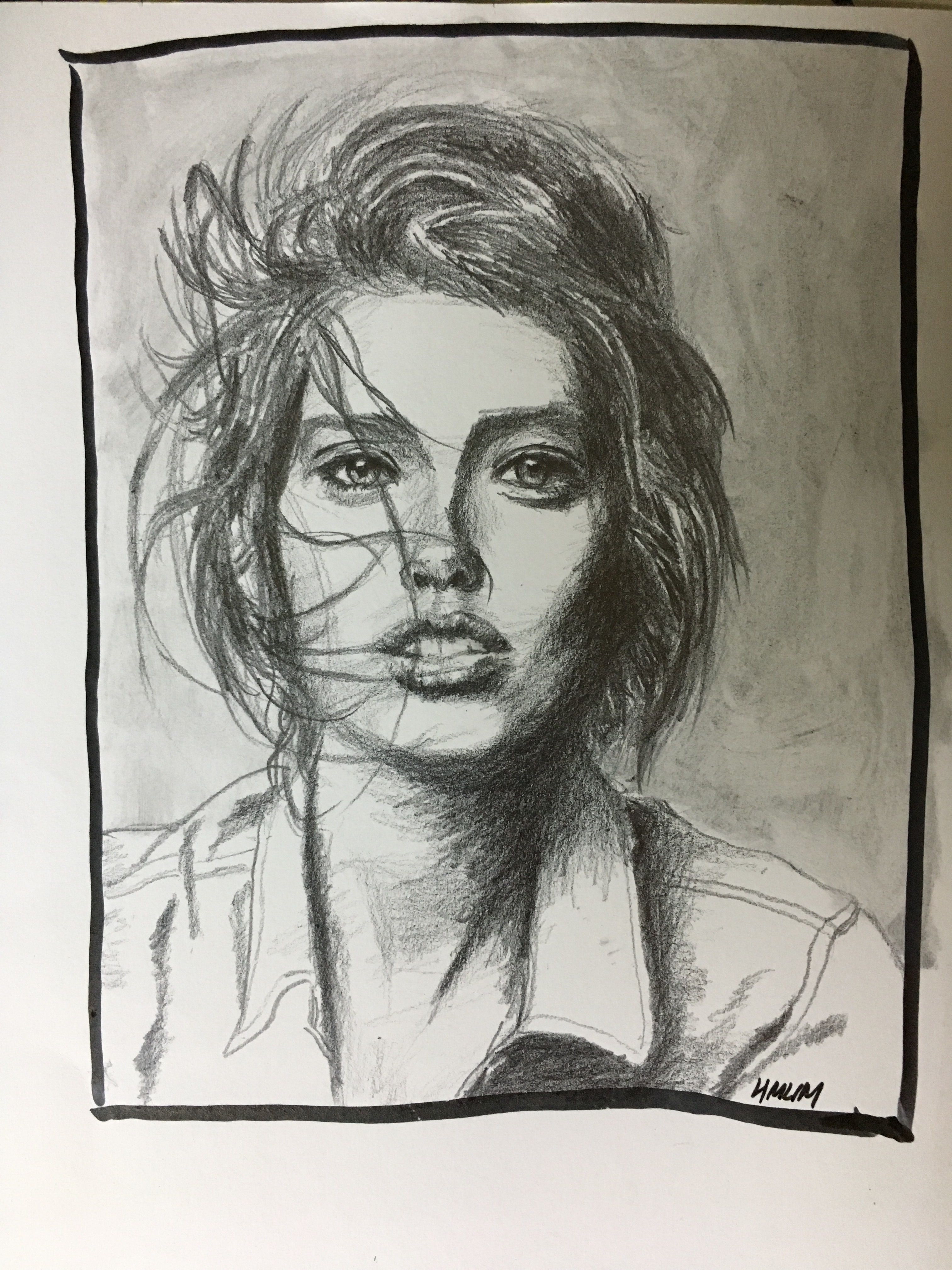 3024x4032 Face Study. 4b. 6b Pencil. Awesome Art Awesome Art