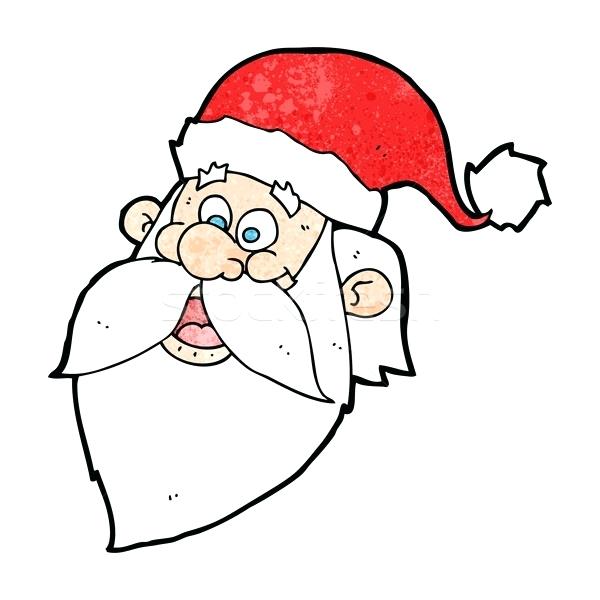 600x600 Santa Claus Face Best Collection Coloring Pages