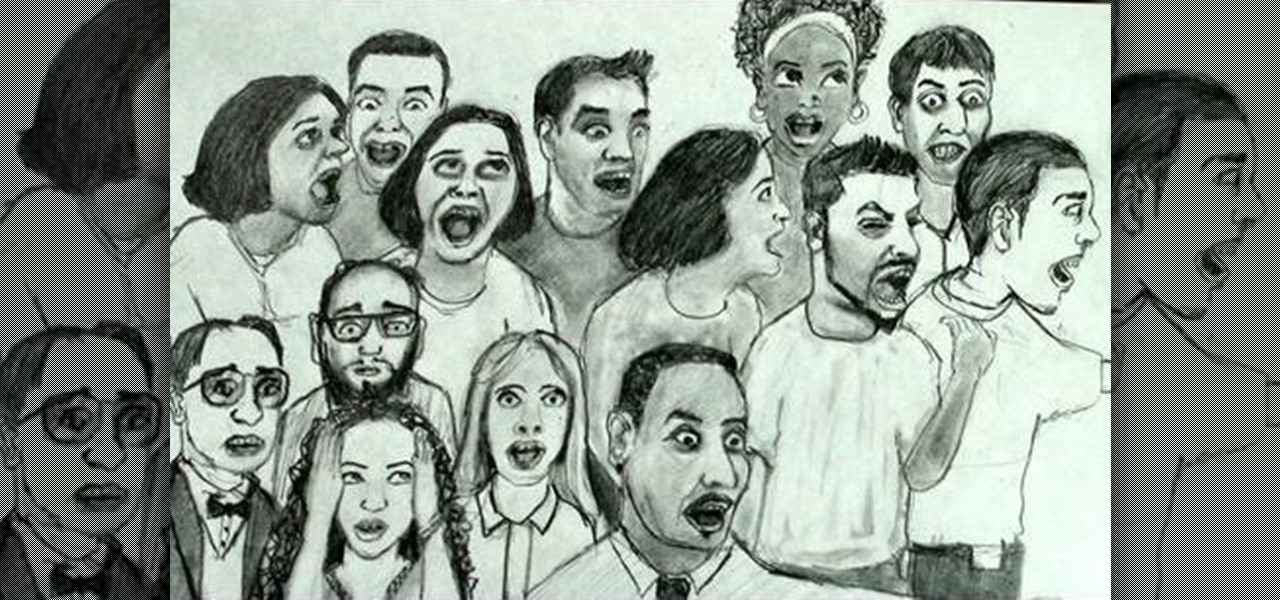 1280x600 How To Draw Shock, Fear, And Terror Facial Expressions Drawing