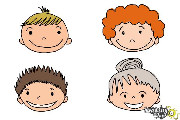 600x400 How To Draw A Face For Kids
