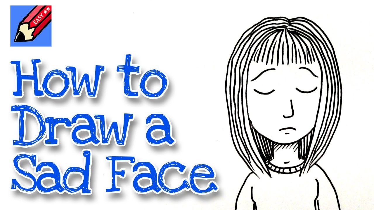 1280x720 How To Draw A Sad Face Real Easy