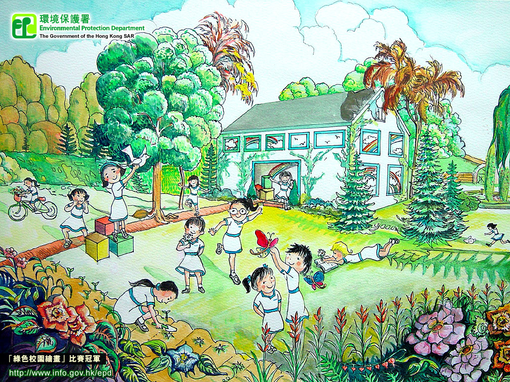 1024x768 Air Pollution Drawing In School Best Drawing Photos Amp Wallpapers