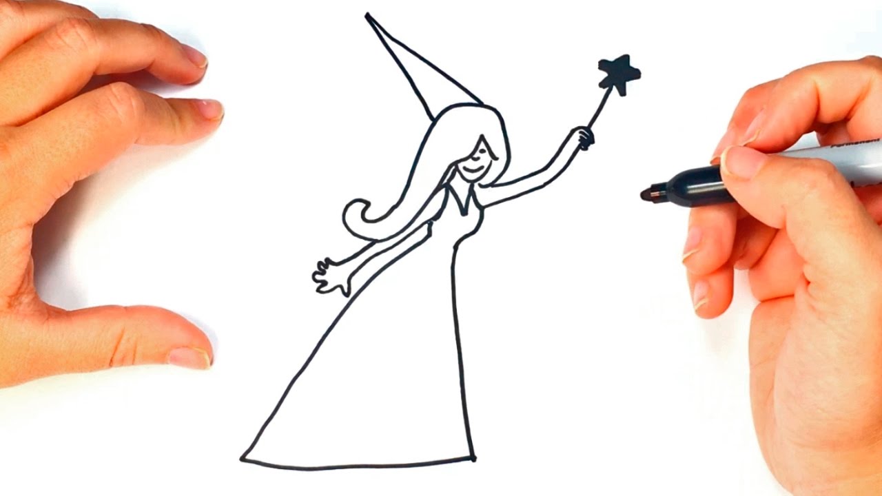 1280x720 How To Draw A Fairy For Kids Fairy Easy Draw Tutorial