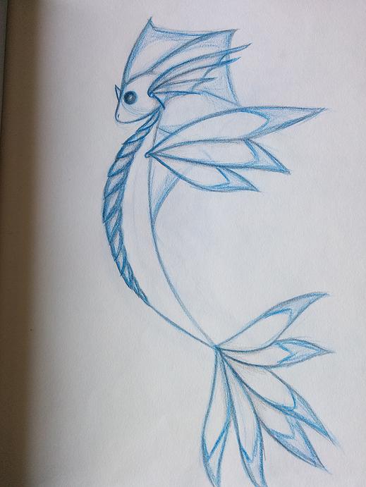 519x691 Water Fairy Drawing By Supra Nova