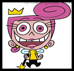 250x240 How To Fairly Odd Parents Cartoon Characters Drawing Tutorials