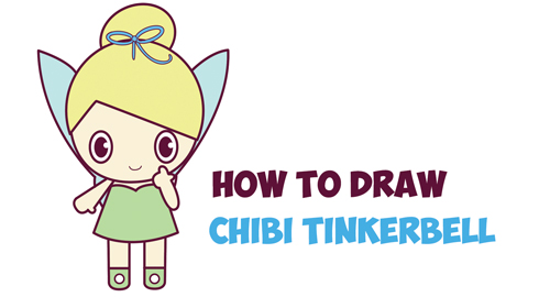 500x280 How To Draw Chibi Tinkerbell