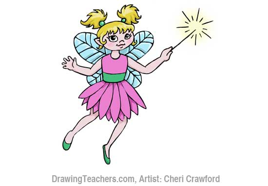 550x382 To Draw A Fairy