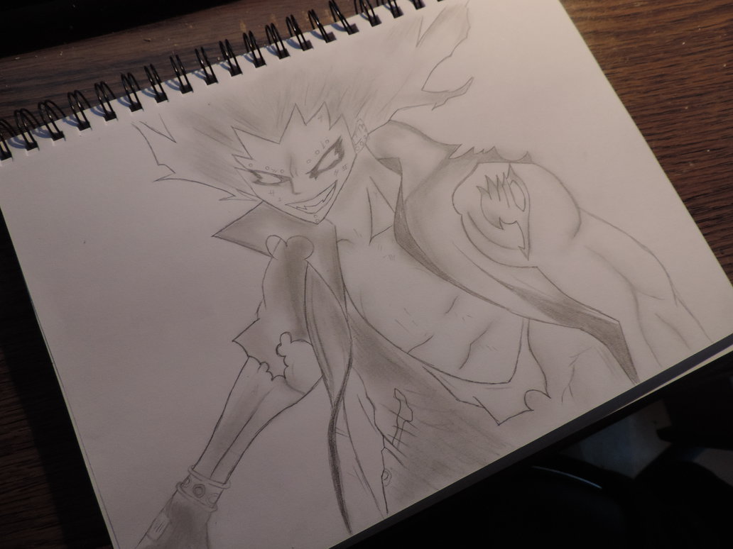 1032x774 Fairy Tail Gajeel Pencil Drawing By Tak17hiro