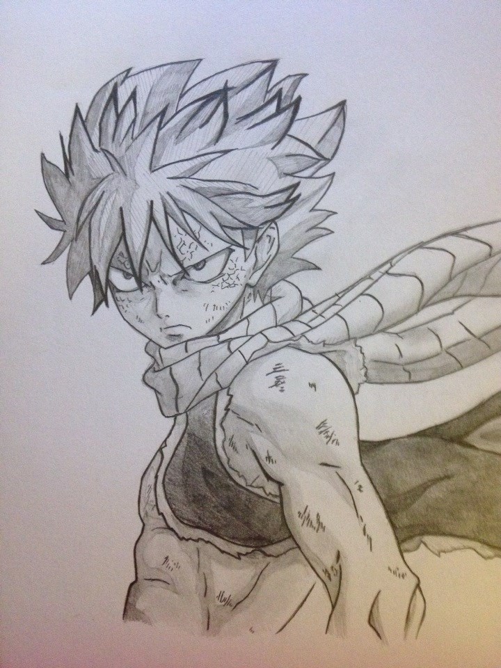 720x960 Fairy Tale Natsu Dragneel Pencil By Richiessj