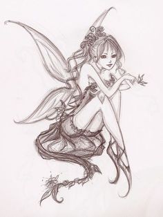 236x314 Pencil Drawings Of Fairies Fairy Drawings In Pencil Pencil