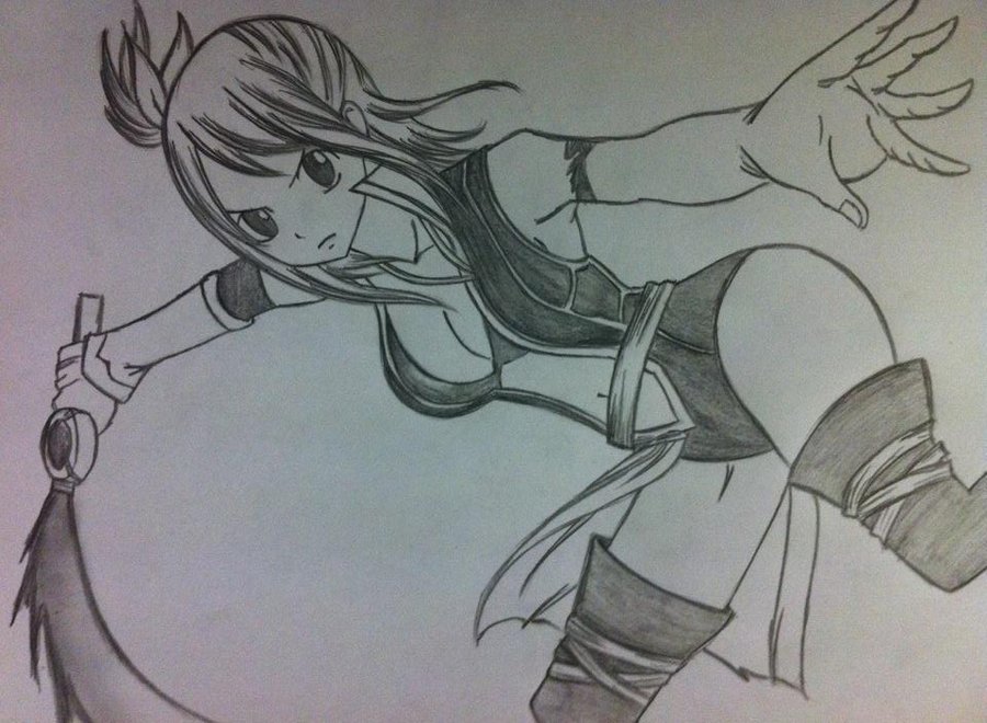 900x660 Fairy Tail Edo Lucy Drawing By Nalulu1