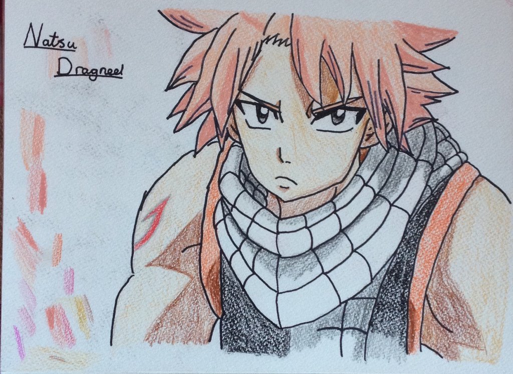 1024x746 My Drawing Of Natsu From Fairy Tail By Fairy Tail Lover 4