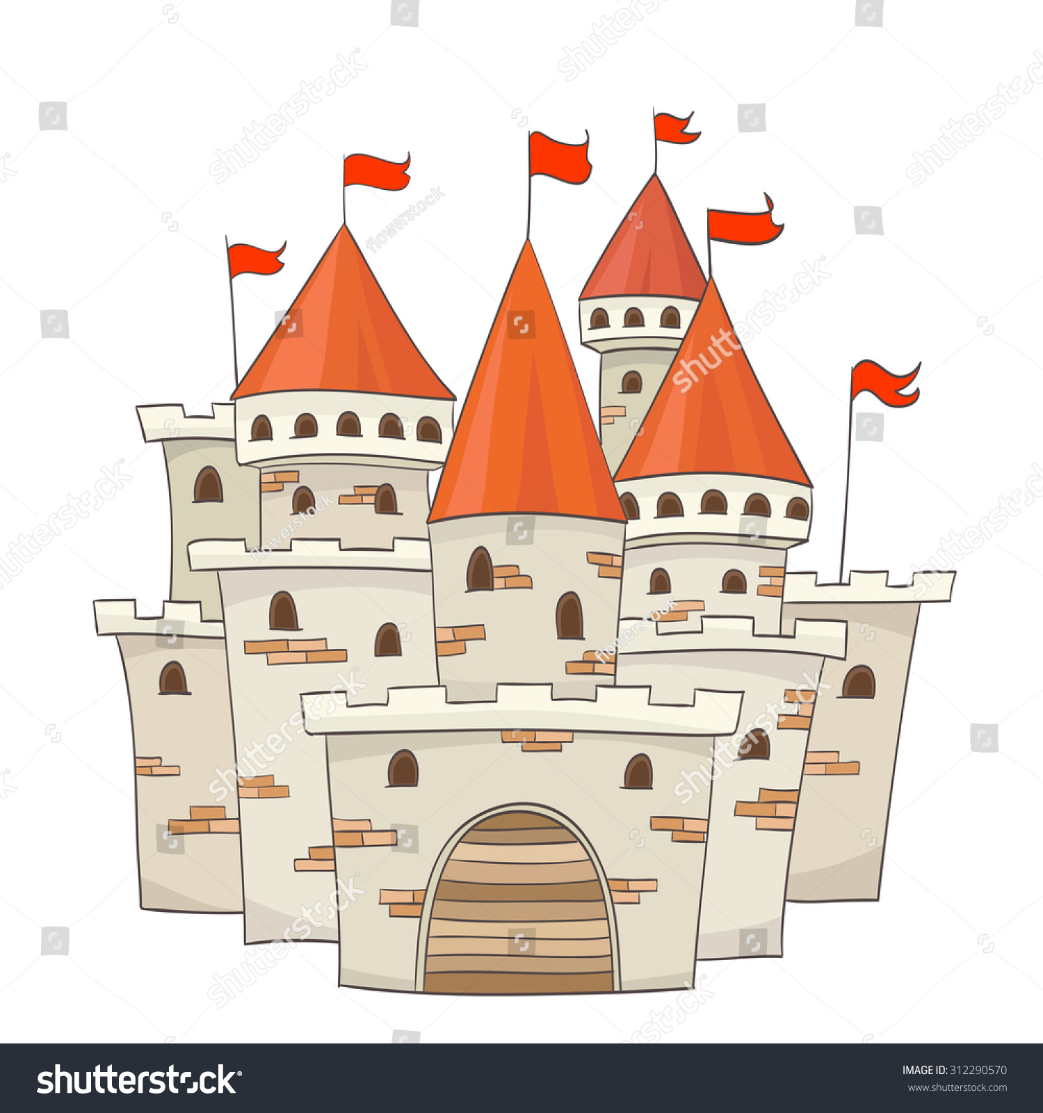 Fairytale Castle Drawing at GetDrawings | Free download