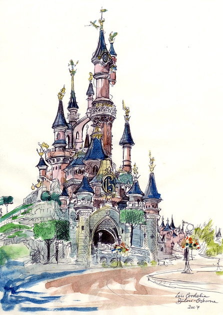 Fairytale Castle Drawing at GetDrawings | Free download