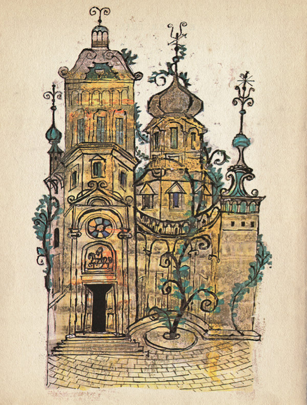 600x790 Vintage Soviet Fairy Tale Illustration Russian