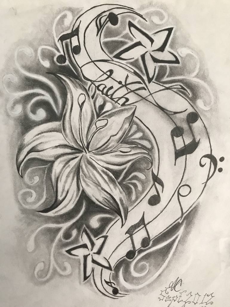 770x1027 Saatchi Art Faith Drawing By Ambria Clemons