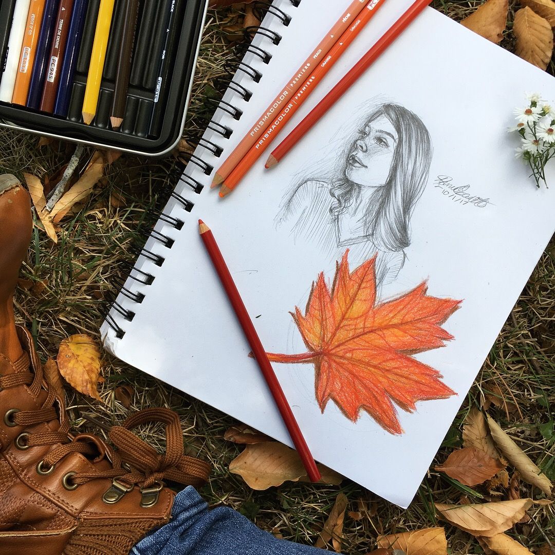 1080x1080 Instagram @art. Is.an.illusion Aesthetic Fall Drawing