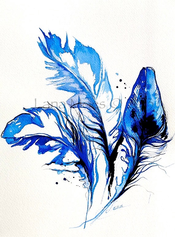 570x769 Image Result For Watercolor Falling Feathers Open House