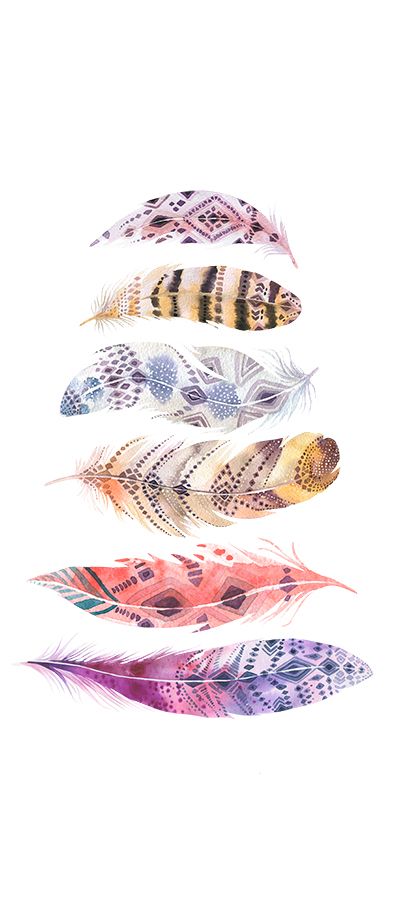 400x907 Feather Lockscreen