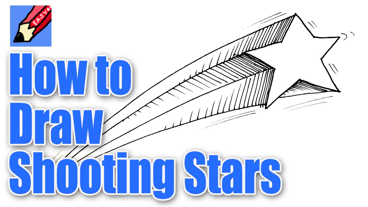1280x720 How To Draw Shooting Stars