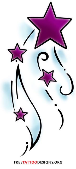 291x640 Sketches Of Shooting Stars And Moons Stars Tattoo, Tattoo Flash