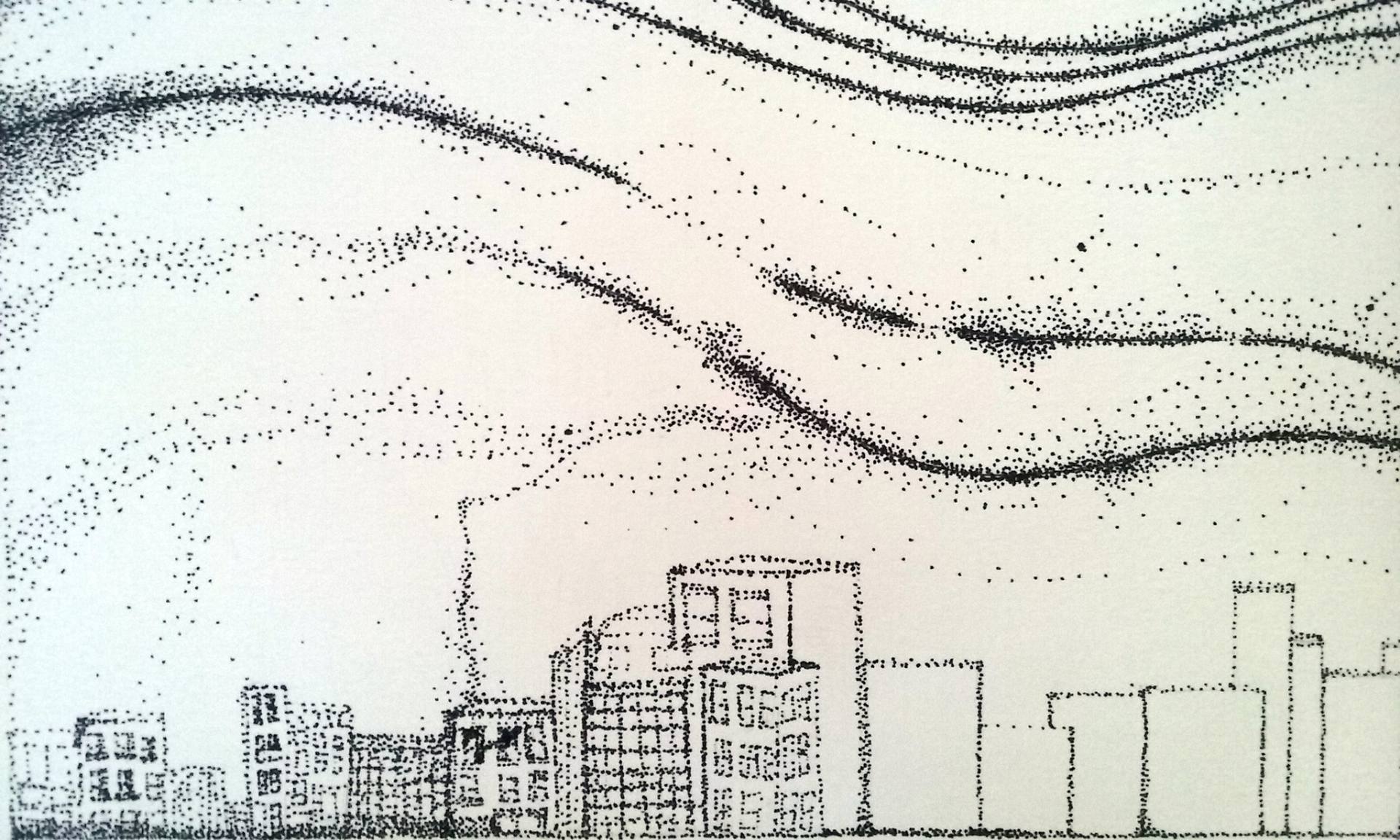 1920x1152 Saatchi Art Falling Stars Drawing By Becky Stoup