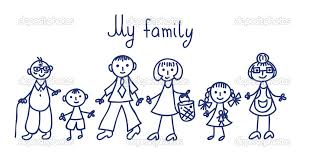 309x163 Image Result For Kid Family Drawing Family Portrait Drawing