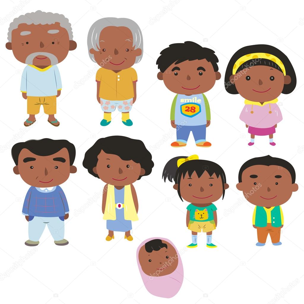 1024x1024 Cartoon Family Icon Stock Vector Kchungtw