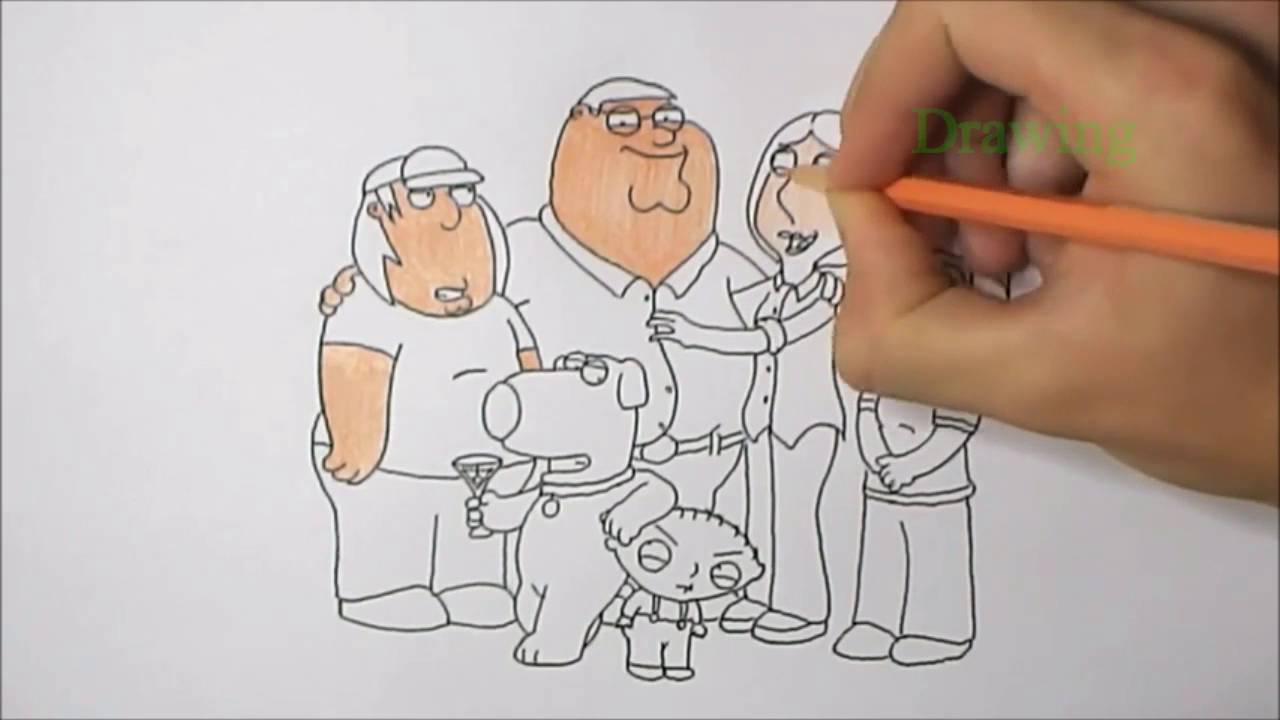 1280x720 How To Draw Family Guy