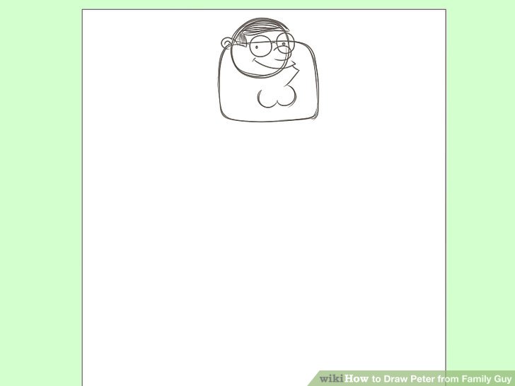 728x546 How To Draw Peter From Family Guy 7 Steps (With Pictures)
