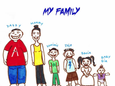 400x297 Katholic Family Drawing