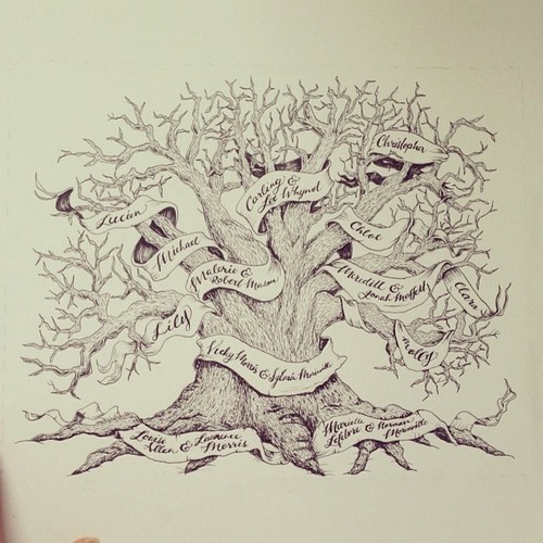500x500 Beejaedee Family Tree Drawing