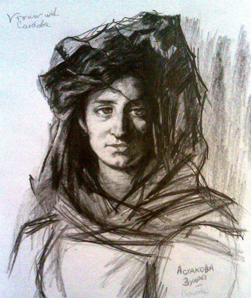 820x974 The Copy Of A Drawing Of The Famous Artist By Zuhalovemusic