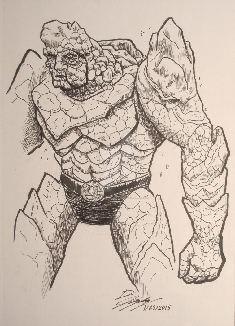 Fantastic Four Drawing at GetDrawings | Free download