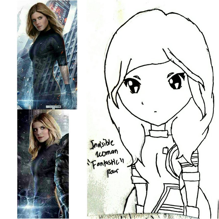 894x894 Fantastic Four Invisible Woman By 13josh16