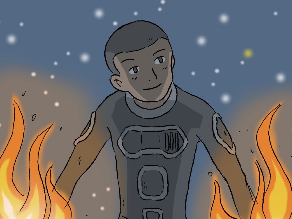 1000x750 How To Draw Johnny Storm The Human Torch From Fantastic Four