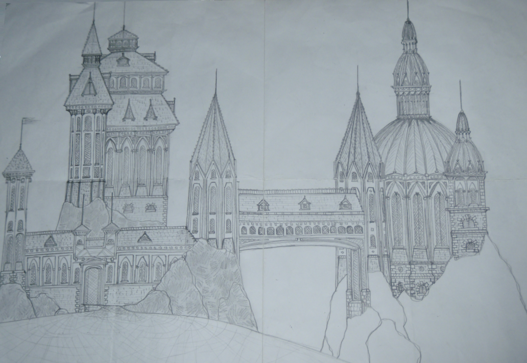 1076x743 Fantasy Castle By Mrcoolattitude