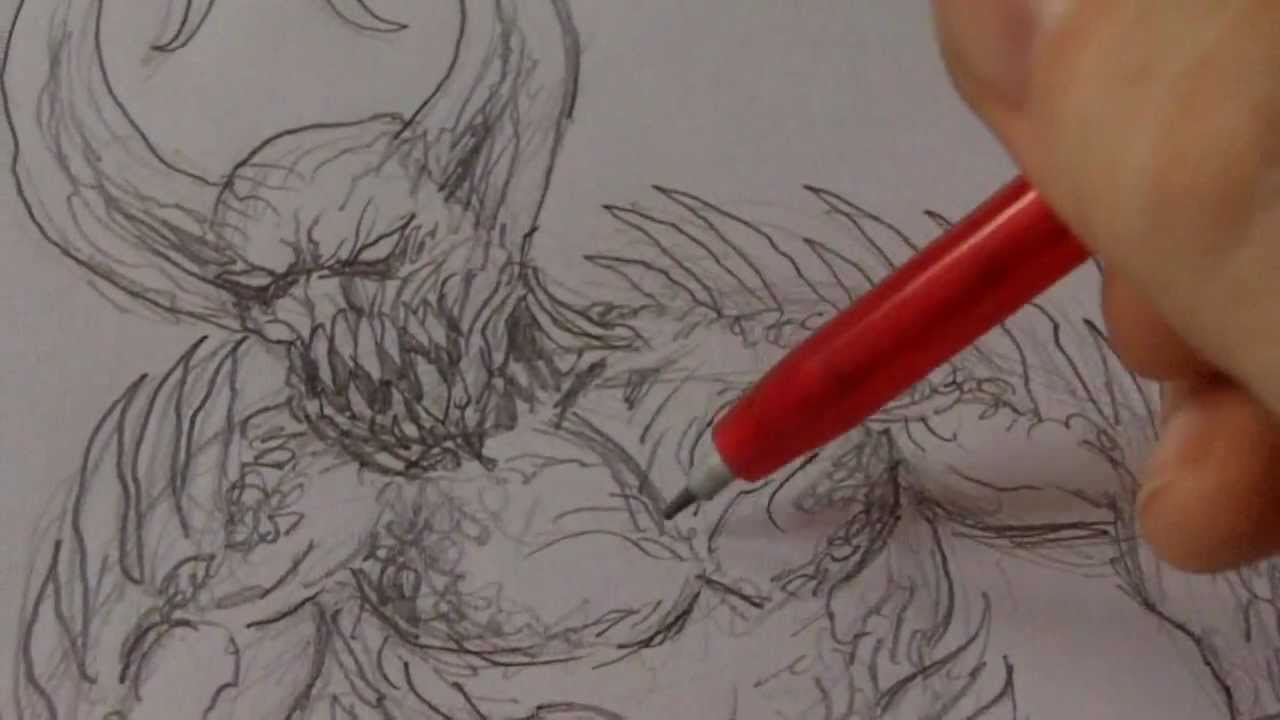1280x720 How To Draw Fantasy Creature Whilst Possessed