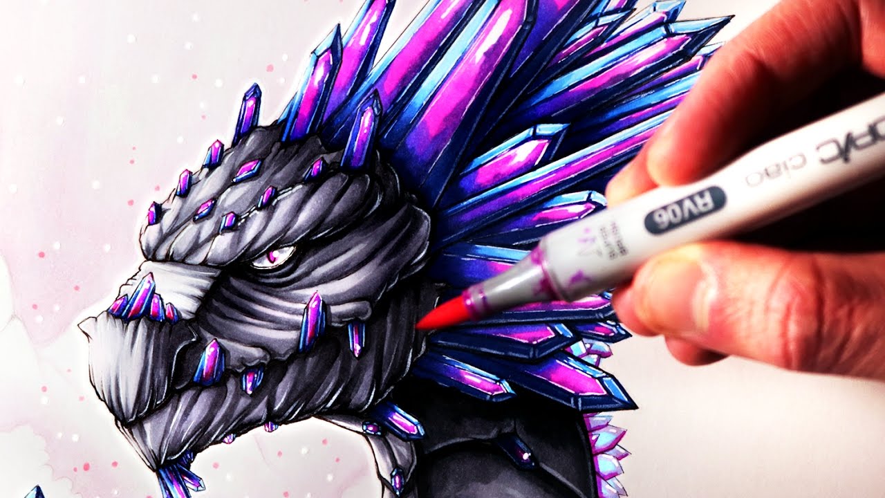 1280x720 Let's Draw A Gemstone Dragon