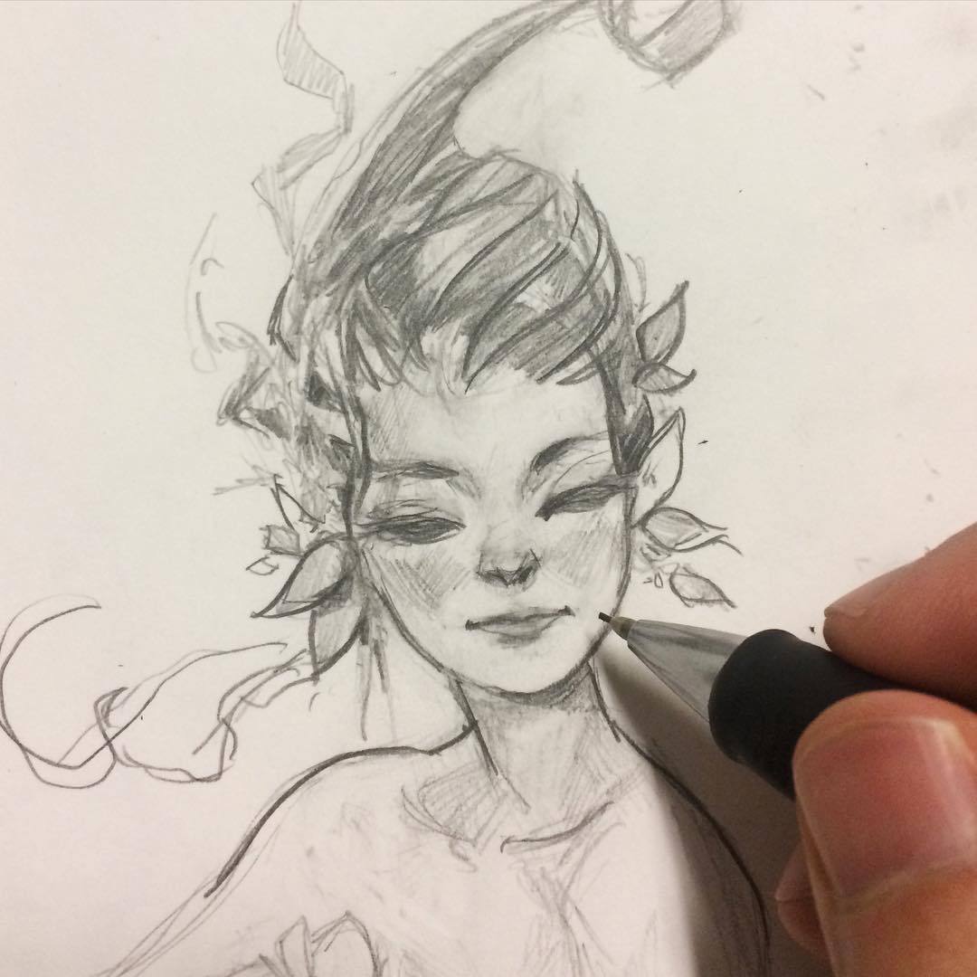 1080x1080 Sketches, By Ahmed Aldoori.