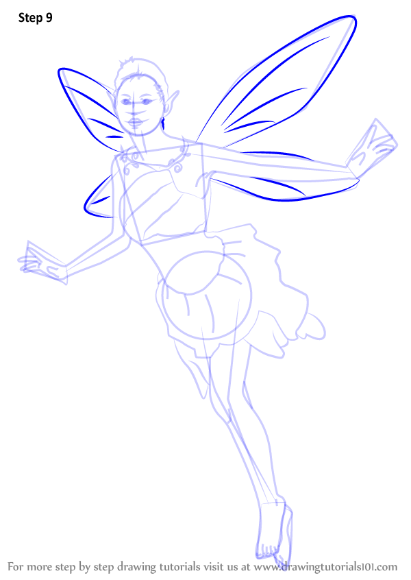 600x846 Step By Step How To Draw A Fantasy Fairy