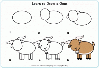 320x221 Learn To Draw A Goat Amp Other Farm Animals Art Lessons