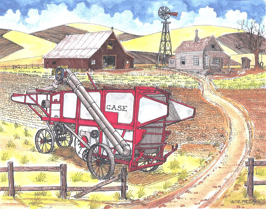 900x706 Old Farm Drawing