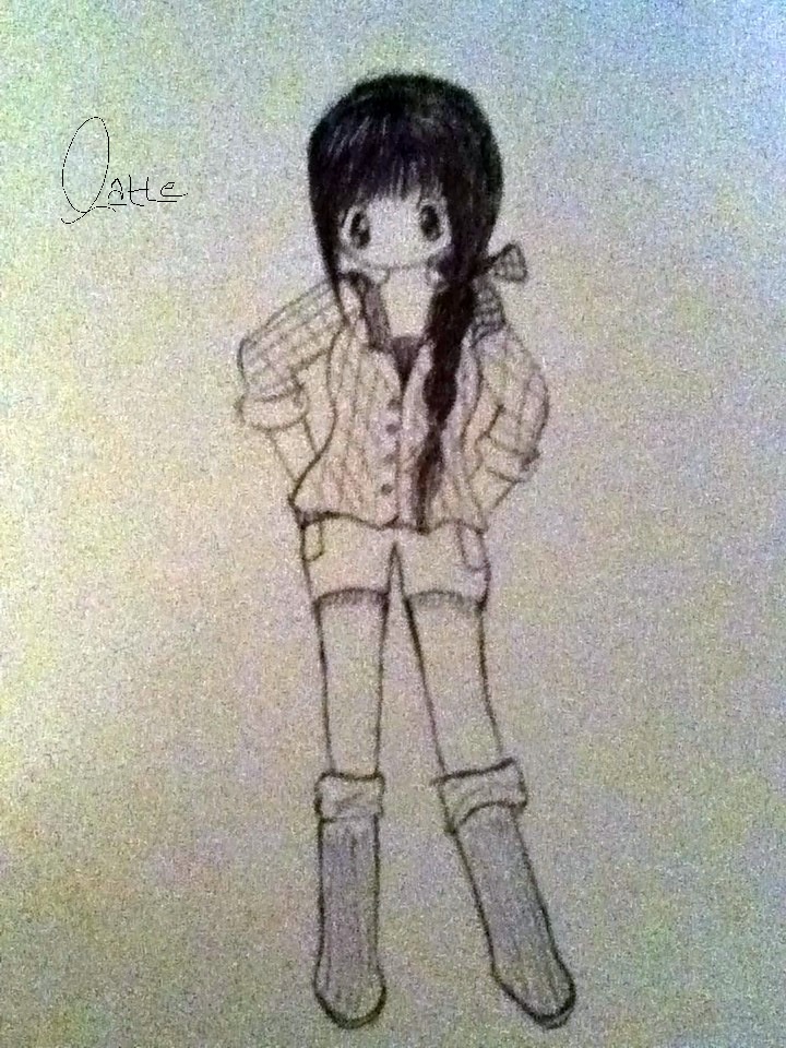 720x960 Farm Girl By Latte Draw