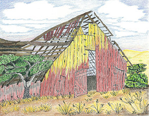300x234 Farm Scene Drawings