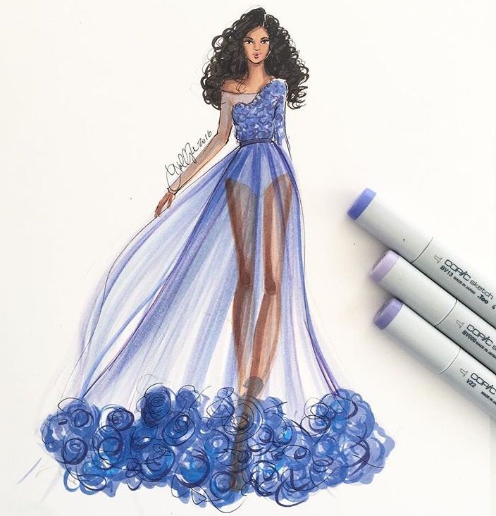 704x732 Reckless Love Fashion Illustrations Designs