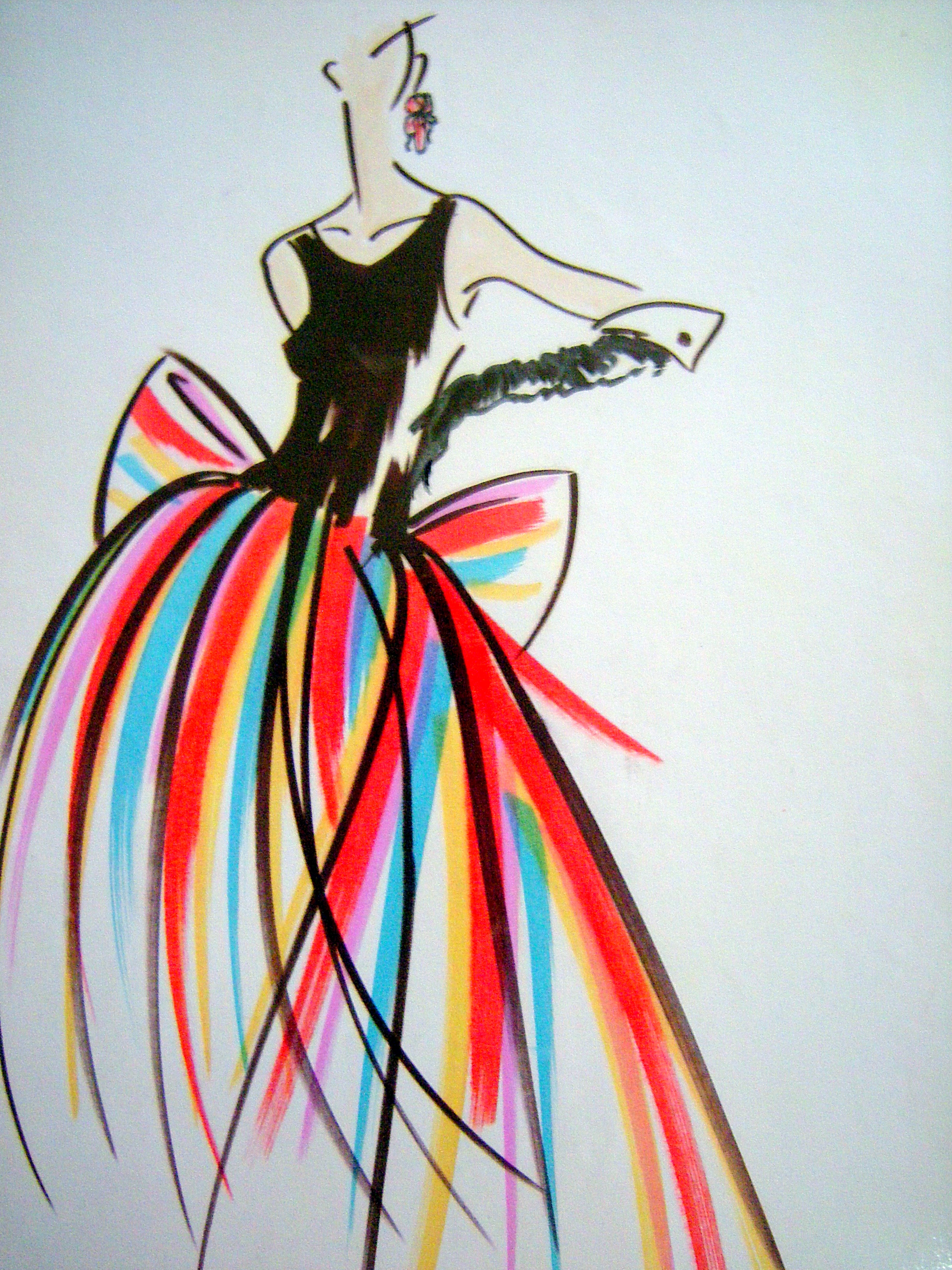 2448x3264 Fashion Drawing Rustic Chic