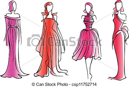 450x304 Fashion Models In Modern Beautiful Dresses For Luxury Design