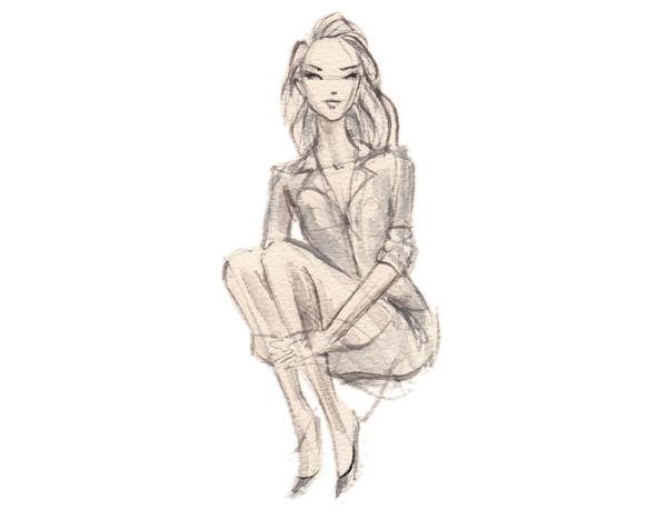 600x467 Drawing Seated Poses Final Fashion