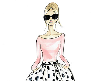 Fashionista Drawing at GetDrawings | Free download